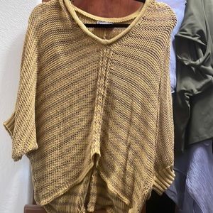 wooden ship light sweater with 3/4 sleeve